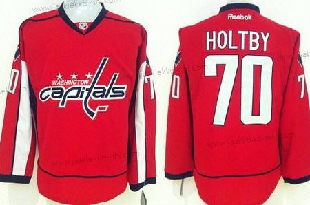 Miesten Washington Capitals #70 Braden Holtby Punainen Paita