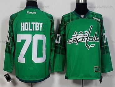 Miesten Washington Capitals #70 Braden Holtby Vihreä 2016 St. Patrick’S Day Jääkiekko Paita