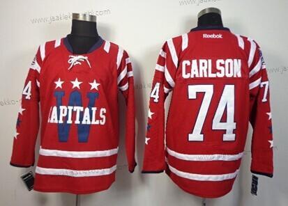 Miesten Washington Capitals #74 John Carlson 2015 Talvi Klassinen Punainen Paita