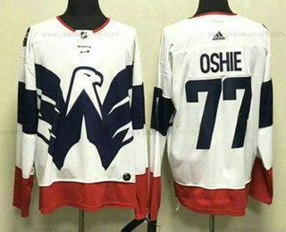 Miesten Washington Capitals #77 Tj Oshie Valkoinen 2023 Stadium Series Aito Paita