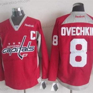 Miesten Washington Capitals #8 Alex Ovechkin 2014 Training Punainen Paita