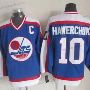 Miesten Winnipeg Jets #10 Dale Hawerchuk 1979-80 Sininen CCM Vintage Paita