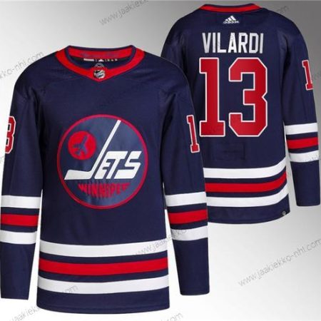 Miesten Winnipeg Jets #13 Gabriel Vilardi 2021-22 Laivastonsininen Ommeltu Paita