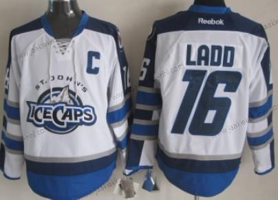 Miesten Winnipeg Jets #16 Andrew Ladd 2012 Valkoinen Ice Caps Paita