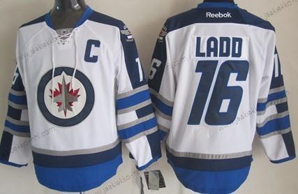 Miesten Winnipeg Jets #16 Andrew Ladd Valkoinen Paita