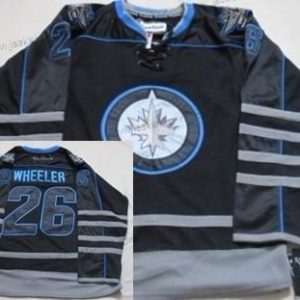 Miesten Winnipeg Jets #26 Blake Wheeler Musta Ice Paita