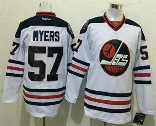 Miesten Winnipeg Jets #57 Tyler Myers Valkoinen 2017 Talvi Klassinen Ommeltu NHL Reebok Jääkiekko Paita