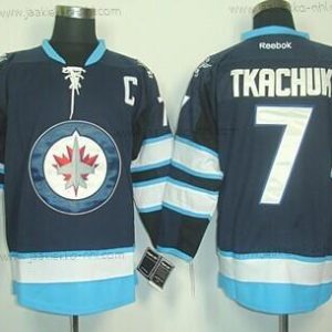 Miesten Winnipeg Jets #7 Keith Tkachuk Laivastonsininen Sininen Paita