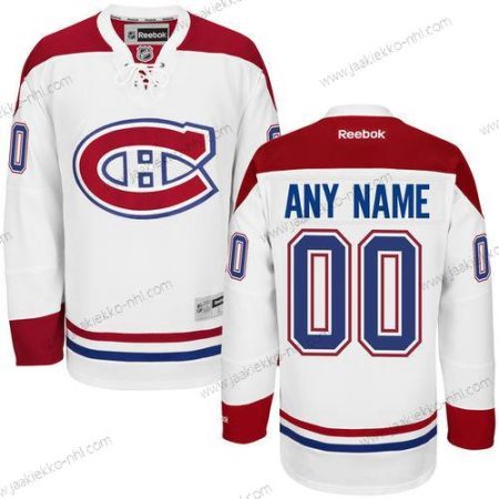 Montreal Canadiens Mukautettu Valkoinen Kolmas paita Ommeltu NHL 2016 Reebok Jääkiekko Paita