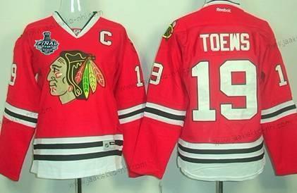 Naisten Chicago Blackhawks #19 Jonathan Toews 2015 Stanley Cup Punainen Paita