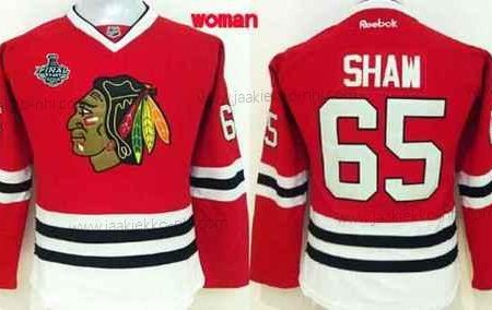 Naisten Chicago Blackhawks #65 Andrew Shaw 2015 Stanley Cup Punainen Paita