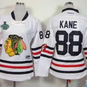 Naisten Chicago Blackhawks #88 Patrick Kane 2015 Stanley Cup 2015 Talvi Klassinen Valkoinen Paita