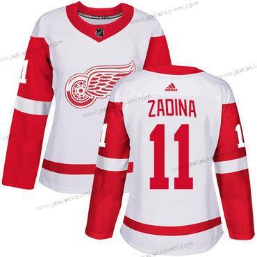 Naisten Detroit Red Wings #11 Filip Zadina Aito Valkoinen Kolmas paita Paita