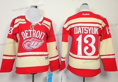 Naisten Detroit Red Wings #13 Pavel Datsyuk 2014 Talvi Klassinen Punainen Paita