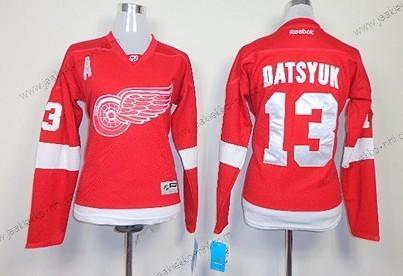 Naisten Detroit Red Wings #13 Pavel Datsyuk Punainen Paita