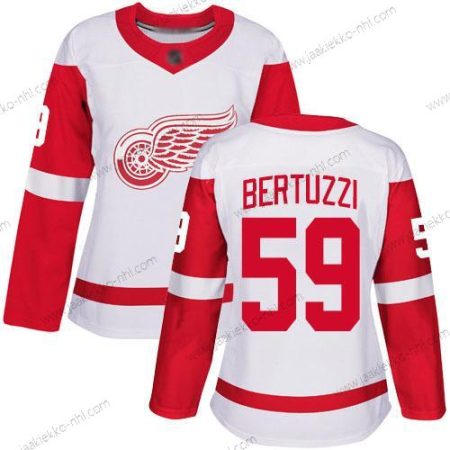 Naisten Detroit Red Wings Aito #59 Tyler Bertuzzi Valkoinen Kolmas paita Paita