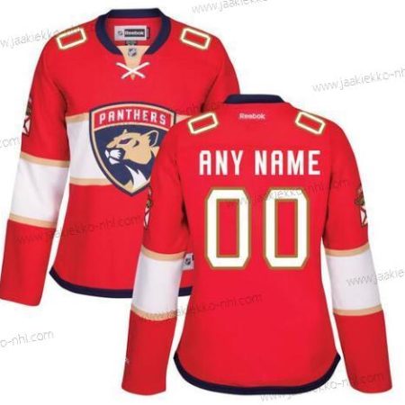 Naisten Florida Panthers Mukautettu Reebok Punainen Kotiottelupaita Premier Paita