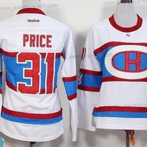 Naisten Montreal Canadiens #31 Carey Price Reebok Valkoinen 2016 Talvi Klassinen Premier Paita