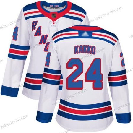 Naisten New York Rangers #24 Kaapo Kakko Valkoinen Road Aito Ommeltu Jääkiekko Paita