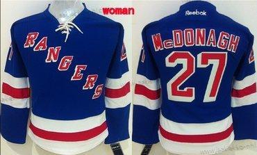 Naisten New York Rangers #27 Ryan Mcdonagh Sininen Paita