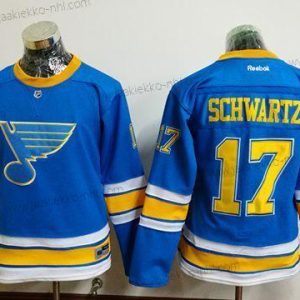 Naisten St. Louis Blues #17 Jaden Schwartz Sininen 2017 Talvi Klassinen Ommeltu NHL Paita