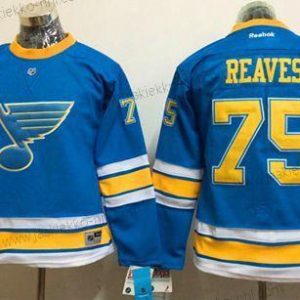 Naisten St. Louis Blues #75 Ryan Reaves Sininen 2017 Talvi Klassinen Ommeltu NHL Paita