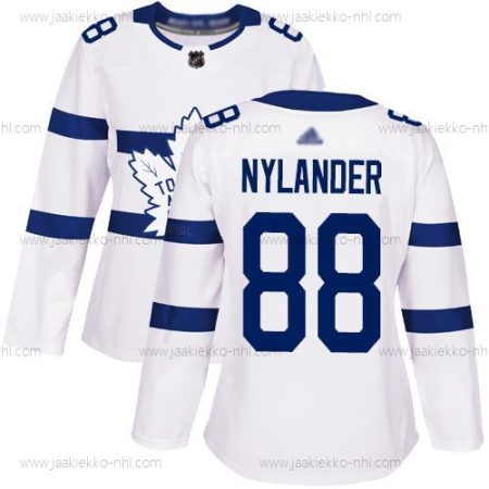 Naisten Toronto Maple Leafs #88 William Nylander Valkoinen Aito 2018 Stadium Series Ommeltu Jääkiekko Paita