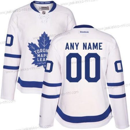 Naisten Toronto Maple Leafs Mukautettu Valkoinen Kolmas paita Ommeltu NHL 2016-17 Reebok Jääkiekko Paita