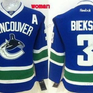 Naisten Vancouver Canucks #3 Kevin Bieksa Sininen Paita