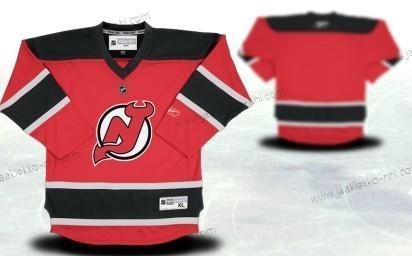 New Jersey Devils Mukautettu Punainen With Musta Paita