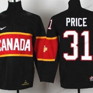 Nike Lasten 2014 Olympics Kanada #31 Carey Price Musta Paita