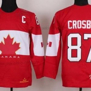 Nike Lasten 2014 Olympics Kanada #87 Sidney Crosby Punainen Paita