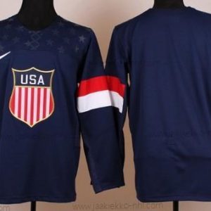 Nike Lasten Mukautettu 2014 Olympics USA Laivastonsininen Sininen Paita