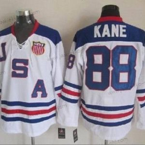 Nike Miesten 2010 Olympics USA #88 Patrick Kane Valkoinen Paita