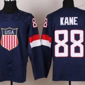 Nike Miesten 2014 Olympics USA #88 Patrick Kane Laivastonsininen Sininen Paita