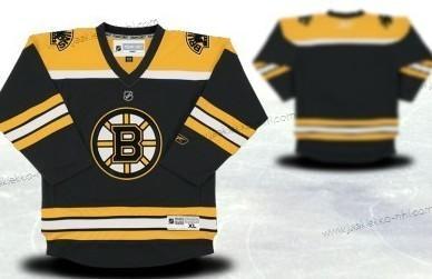 Nuoret Boston Bruins Mukautettu Musta Paita