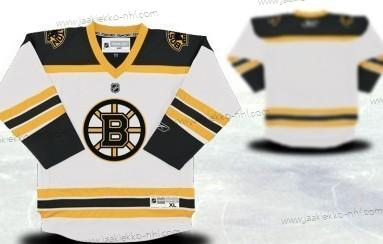 Nuoret Boston Bruins Mukautettu Valkoinen Paita