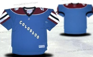 Nuoret Colorado Avalanche Mukautettu Sininen Vieraspaita Paita