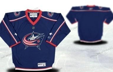 Nuoret Columbus Blue Jackets Mukautettu Sininen Paita