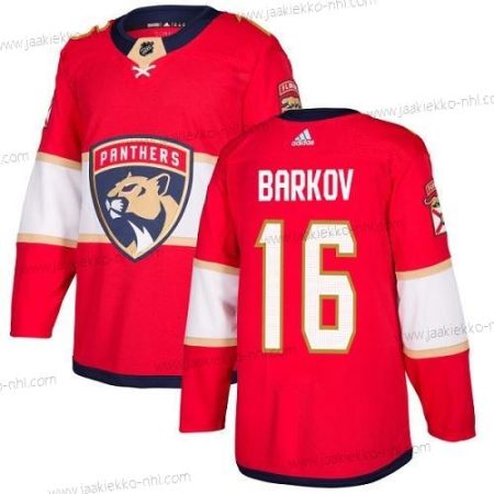 Nuoret Florida Panthers #16 Aleksander Barkov Punainen Kotiottelupaita Aito Ommeltu NHL Paita