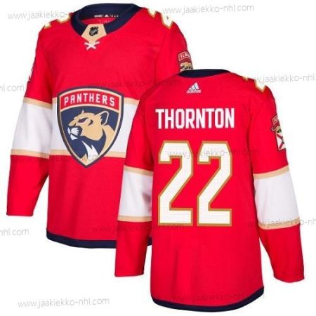 Nuoret Florida Panthers #22 Shawn Thornton Punainen Kotiottelupaita Aito Ommeltu NHL Paita