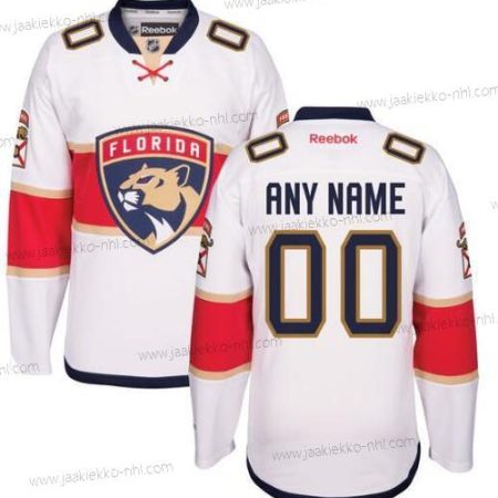 Nuoret Florida Panthers Mukautettu Reebok Valkoinen Kolmas paita Premier Paita