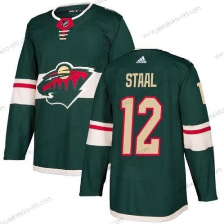 Nuoret Minnesota Wild #12 Eric Staal Vihreä Kotiottelupaita Aito Ommeltu NHL Paita