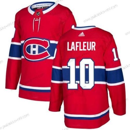 Nuoret Montreal Canadiens #10 Guy Lafleur Punainen Kotiottelupaita Aito Ommeltu NHL Paita