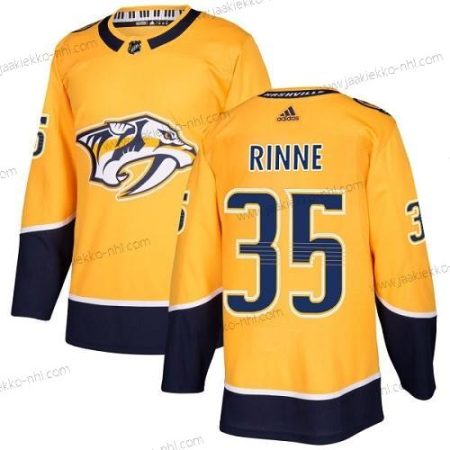 Nuoret Nashville Predators #35 Pekka Rinne Keltainen Kotiottelupaita Aito Ommeltu NHL Paita