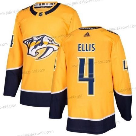 Nuoret Nashville Predators #4 Ryan Ellis Keltainen Kotiottelupaita Aito Ommeltu NHL Paita