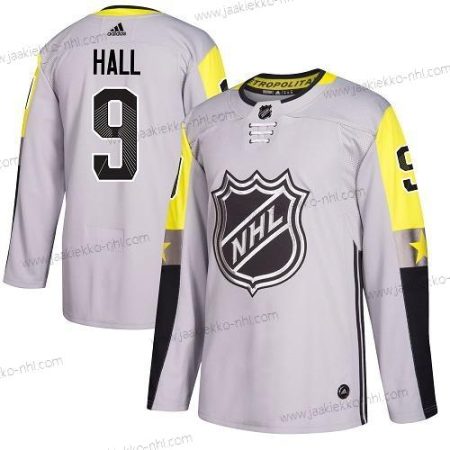 Nuoret New Jersey Devils #9 Taylor Hall Harmaa 2018 All-Star Metro Division Aito Ommeltu NHL Paita