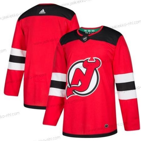 Nuoret New Jersey Devils Tyhjä Punainen Kotiottelupaita Aito Ommeltu NHL Paita