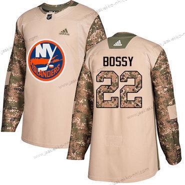 Nuoret New York Islanders #22 Mike Bossy Maastokuvio Aito 2017 Veterans Day Ommeltu NHL Paita