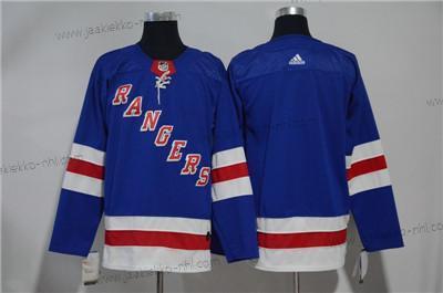 Nuoret New York Rangers Tyhjä Royal Sininen Kotiottelupaita Aito Ommeltu NHL Paita